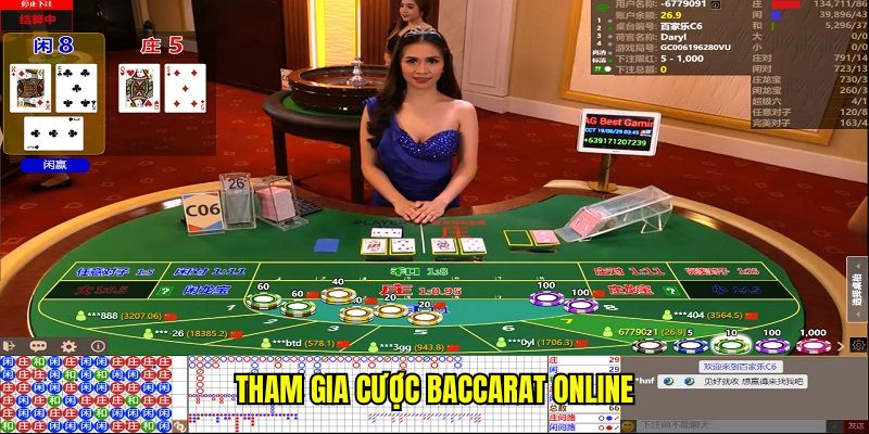 Tham gia cược Baccarat online