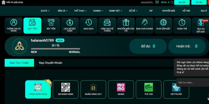 Hỏi đáp các vấn đề xung quanh thủ tục nạp tiền BWING