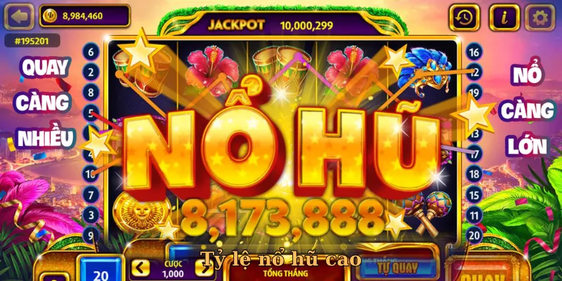 Người chơi chỉ cần quay là sẽ trúng